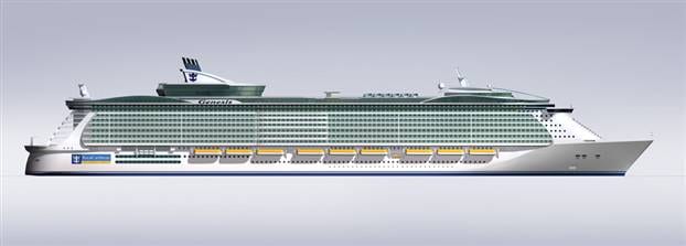 A rendering of the Project Genesis Cruise Ship.