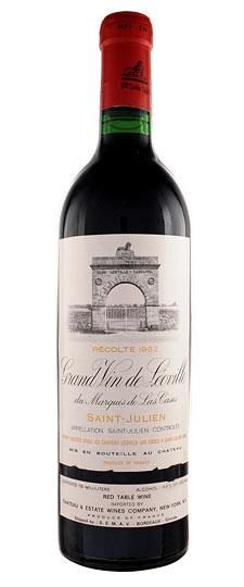 A bottle of red wine.