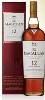 Macallan 12-year-old single malt scotch whisky auctioned for $60,000.
