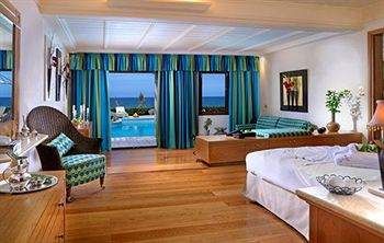 Cretan style is best experienced at a room overlooking the ocean.