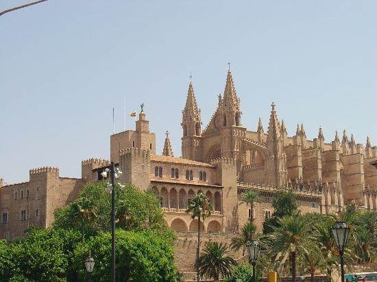 The sky is blue on Mallorca.