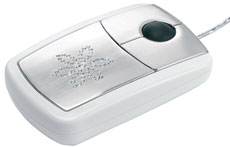 A white mouse on a white background, priced at $23.