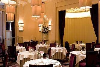 A restaurant serving Gordon Ramsay's exclusive dishes at Claridge's.