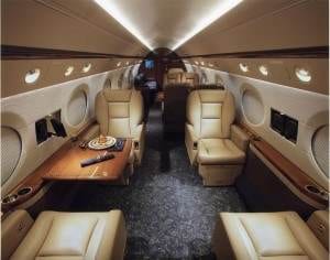 Experience the Extravagance of Flying in Luxury Jets with Leather Seats