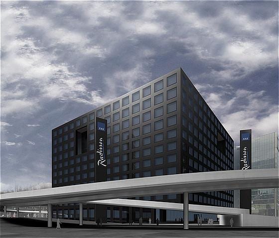 A Towering Achievement of Steel, Glass & Wine ::  Zurich Radisson SAS Hotel