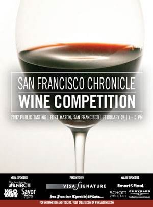 Winning Tastes: SF Chronicle Wine Competition, Feb. 24, San Francisco