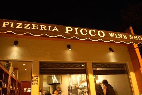 You Can Never Be Too Thin Or Too Tasty :: Pizzaria Picco Wine Shop, Larkspur (SF Bay Area)