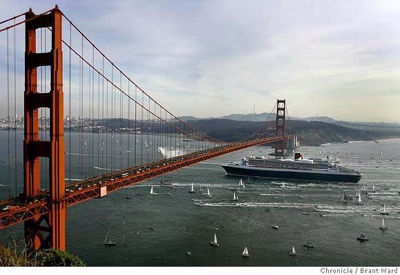 The Queen, The Bridge And The City: Queen Mary 2 Visits San Francisco
