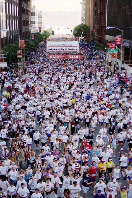 Running Crazy: Bay to Breakers Race, San Francisco