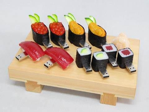 A Memorable Gift: Sushi USB Memory Key