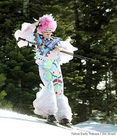 Gay Skiing Drag Races: Ascent Winter Party, Lake Tahoe, CA