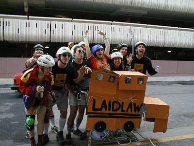 Mush! Human Dogs & Grocery Sleds: 12th Annual Urban Iditarod Race, SF