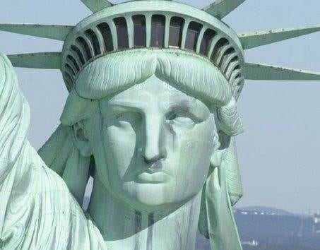 The Crowned Statue of Liberty stands proudly in NYC, just in time for the 4th of July.
