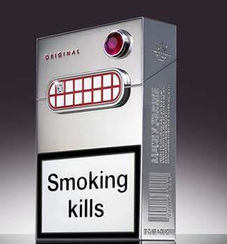The Most Expensive Pack of Cigarettes, featuring the words 