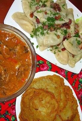 We learned how to make pierogi, potato pancakes and  goulash, etc.