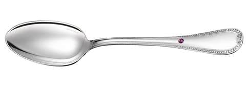 A silver spoon.