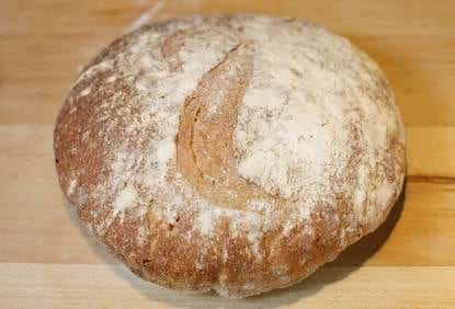 A Shepherd Loaf sitting on a wooden table, appealing to high-profile customers.