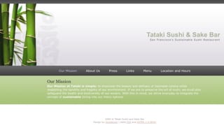 Sustainable Seafood Selections :: Tataki Sushi & Sake Bar, San Francisco