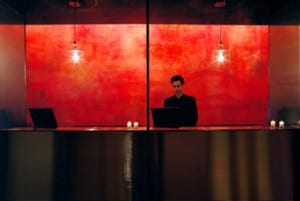 Checking in at the W Times Square.