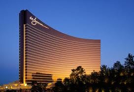 The luxurious Wynn Hotel and Casino in Las Vegas.