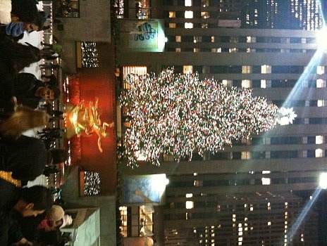 A review of the Rockefeller Center Christmas tree Ho Ho Ho-ing it in NYC over the holidays.