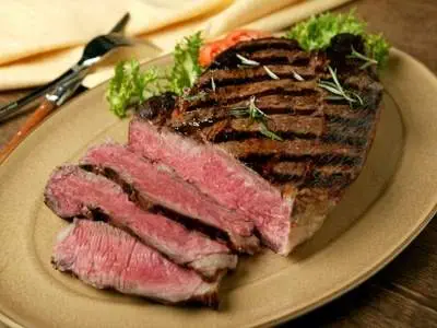 An expensive steak dish with vegetables at Aragawa.