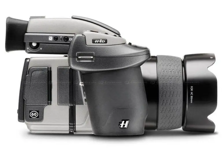 A black and white camera with a lens attached for real photography.