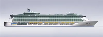 A rendering of the Project Genesis Cruise Ship.