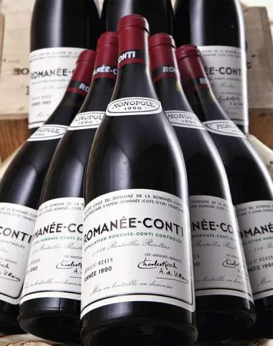 A group of 400 bottles of wine in a crate, including a 1990 Domaine de la Romanée-Conti Burgandy, was auctioned for $297 in Hong Kong.