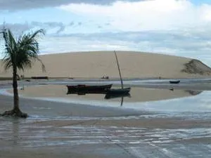 Sandboarding in Jericoacoara, Brazil