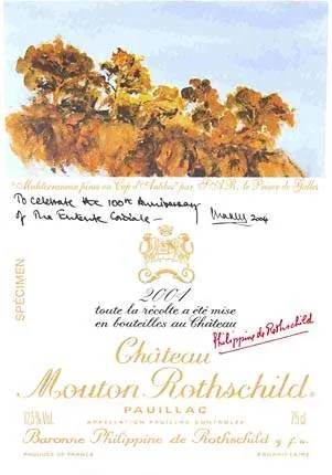 Royal Wedding: Prince Charles’s Art & Chateau Mouton Rothchild