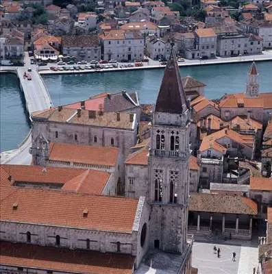 A Fairy Tale Town Carved Out of History and Stone: Aerial view of Kotor, Croatia.