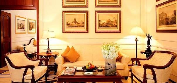 Keywords: Victorian Age, Imperial Hotel

Modified Description: A Victorian-inspired living room in the Imperial Hotel of India.