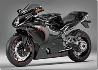 The MV-Augusta F4CC - A Limited Edition Sports Bike on a gray background.