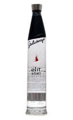 A bottle of Sullivan's Thai gin on a white background featuring Stolichnaya Elit.